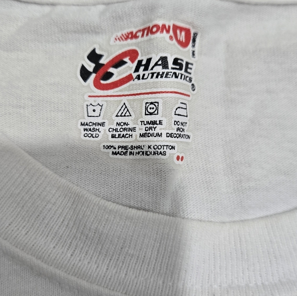 Chase Authentics White M&M's Racing Tee Size Medium - Picture 5 of 7